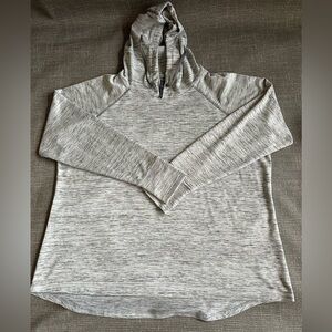 Kuhl Women’s Lightweight Hoodie Light Grey Long Sleeve Top Size 2X